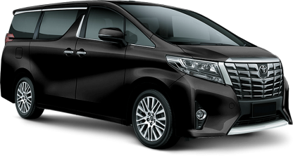 Toyota Alphard в цвете чёрный