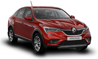 Renault New Arkana в цвете Красный металлик