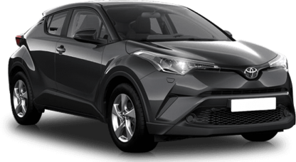 Toyota C-HR в цвете темно-серый металлик (1g3)