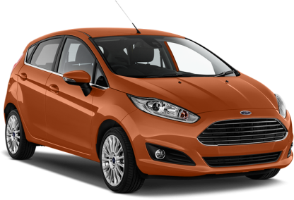 Ford Fiesta в цвете orange