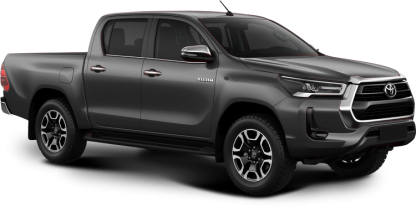 Toyota Hilux в цвете темно-серый