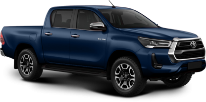Toyota Hilux в цвете темно-синий