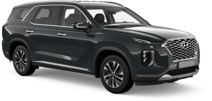 Hyundai Palisade в цвете темно-серый steel graphite