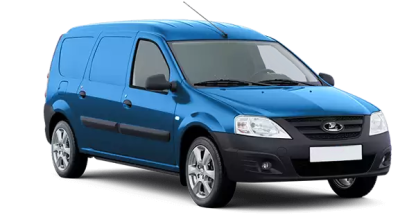 Lada Largus Фургон в цвете Серебристый темно-синий "Лазурно-синий" (металлик)