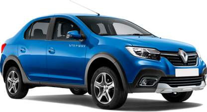 Renault Logan Stepway в цвете blue