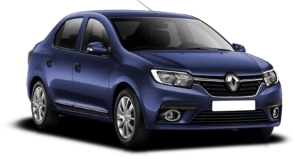 Renault Logan в цвете синий сапфир
