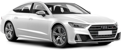 Audi S7 в цвете белый металлик (glacier white)