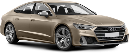 Audi S7 в цвете бежевый металлик (carat beige)