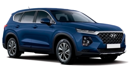 Hyundai Santa Fe в цвете Space blue